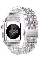 Apple Watch Uyumlu Klasik Çelik Loop Kordon Gümüş Gri