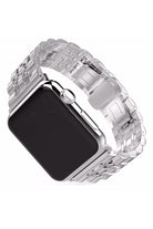 Apple Watch Uyumlu Klasik Çelik Loop Kordon Gümüş Gri