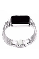 Apple Watch Uyumlu Klasik Çelik Loop Kordon Gümüş Gri