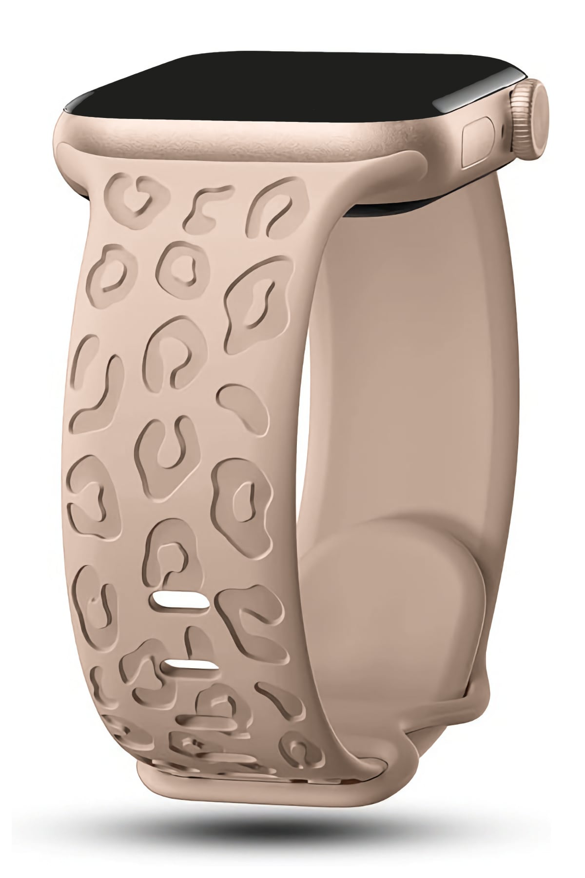Apple Watch Uyumlu Leoline Silikon Spor Kordon Blush Sand