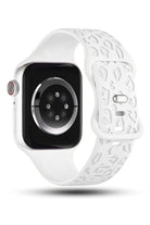 Apple Watch Uyumlu Leoline Silikon Spor Kordon Bone