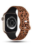 Apple Watch Uyumlu Leoline Silikon Spor Kordon Ebony Cocoa