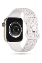 Apple Watch Uyumlu Leoline Silikon Spor Kordon Pearl Frost