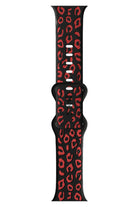Apple Watch Uyumlu Leoline Silikon Spor Kordon Rosso
