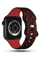 Apple Watch Uyumlu Leoline Silikon Spor Kordon Rosso