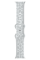 Apple Watch Uyumlu Leoline Silikon Spor Kordon Silver Haze