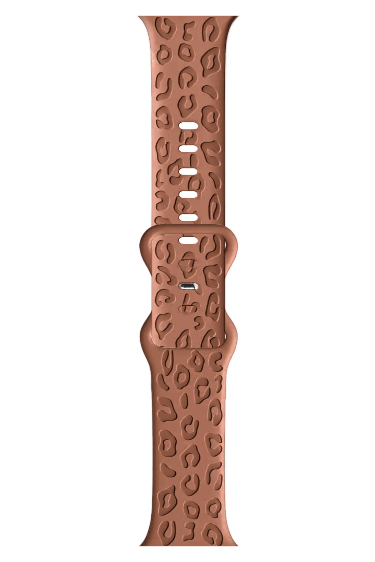 Apple Watch Uyumlu Leoline Silikon Spor Kordon Terracotta Glow
