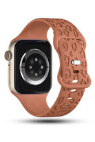 Apple Watch Uyumlu Leoline Silikon Spor Kordon Terracotta Glow