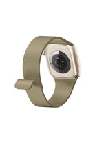 Apple Watch Uyumlu Magflex Manyetik Silikon Kordon Latte