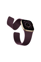 Apple Watch Uyumlu Magflex Manyetik Silikon Kordon Amaranth