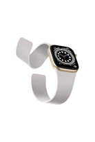 Apple Watch Uyumlu Magflex Manyetik Silikon Kordon Chalk