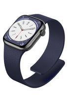 Apple Watch Uyumlu Magflex Manyetik Silikon Kordon Midblue