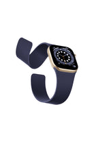 Apple Watch Uyumlu Magflex Manyetik Silikon Kordon Midblue