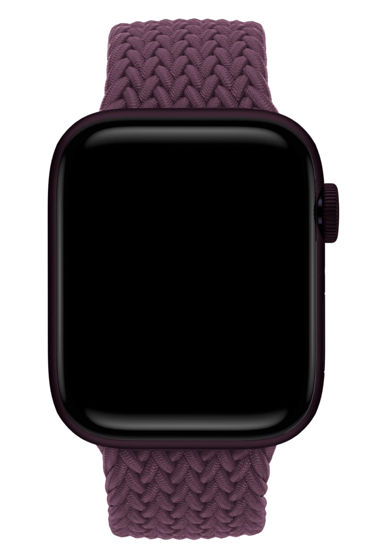 Apple Watch Uyumlu Manyetik Tokalı Örgü Loop Kordon Velvet Cabernet