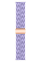 Apple Watch Uyumlu Manyetik Tokalı Örgü Loop Kordon Misty Lavender