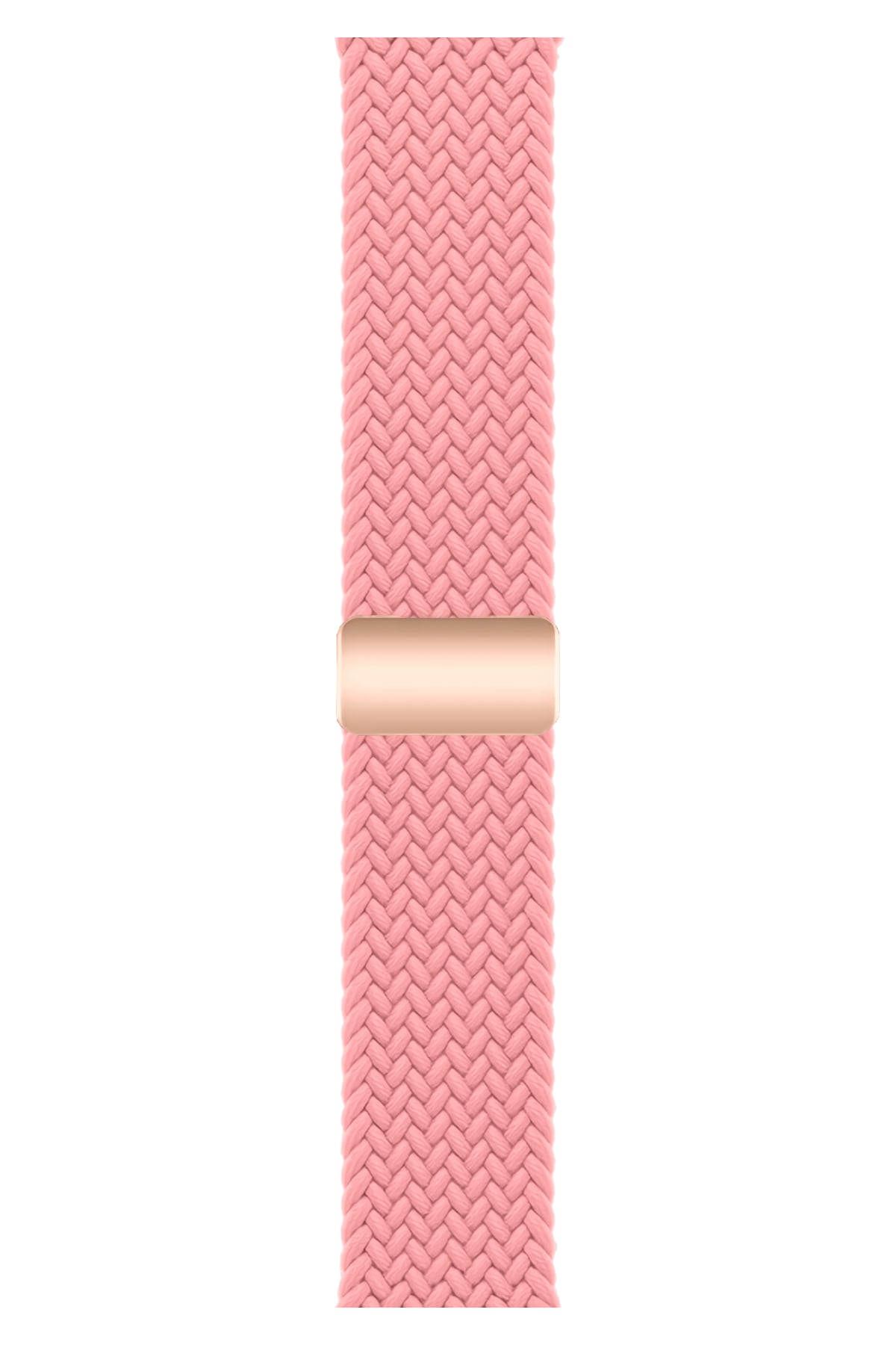 Apple Watch Uyumlu Manyetik Tokalı Örgü Loop Kordon Porcelain Rose