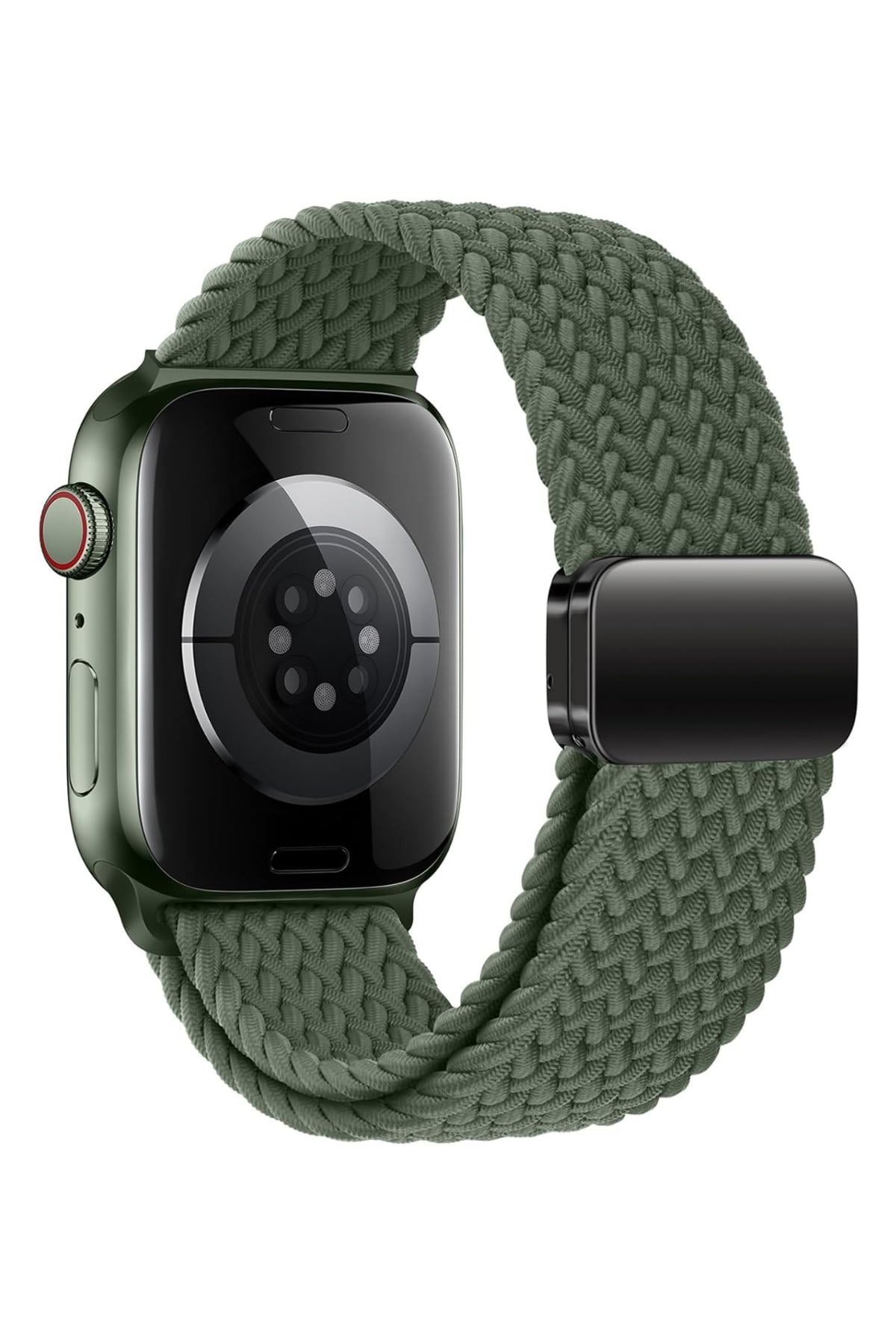 Apple Watch Uyumlu Manyetik Tokalı Örgü Loop Kordon Tundra