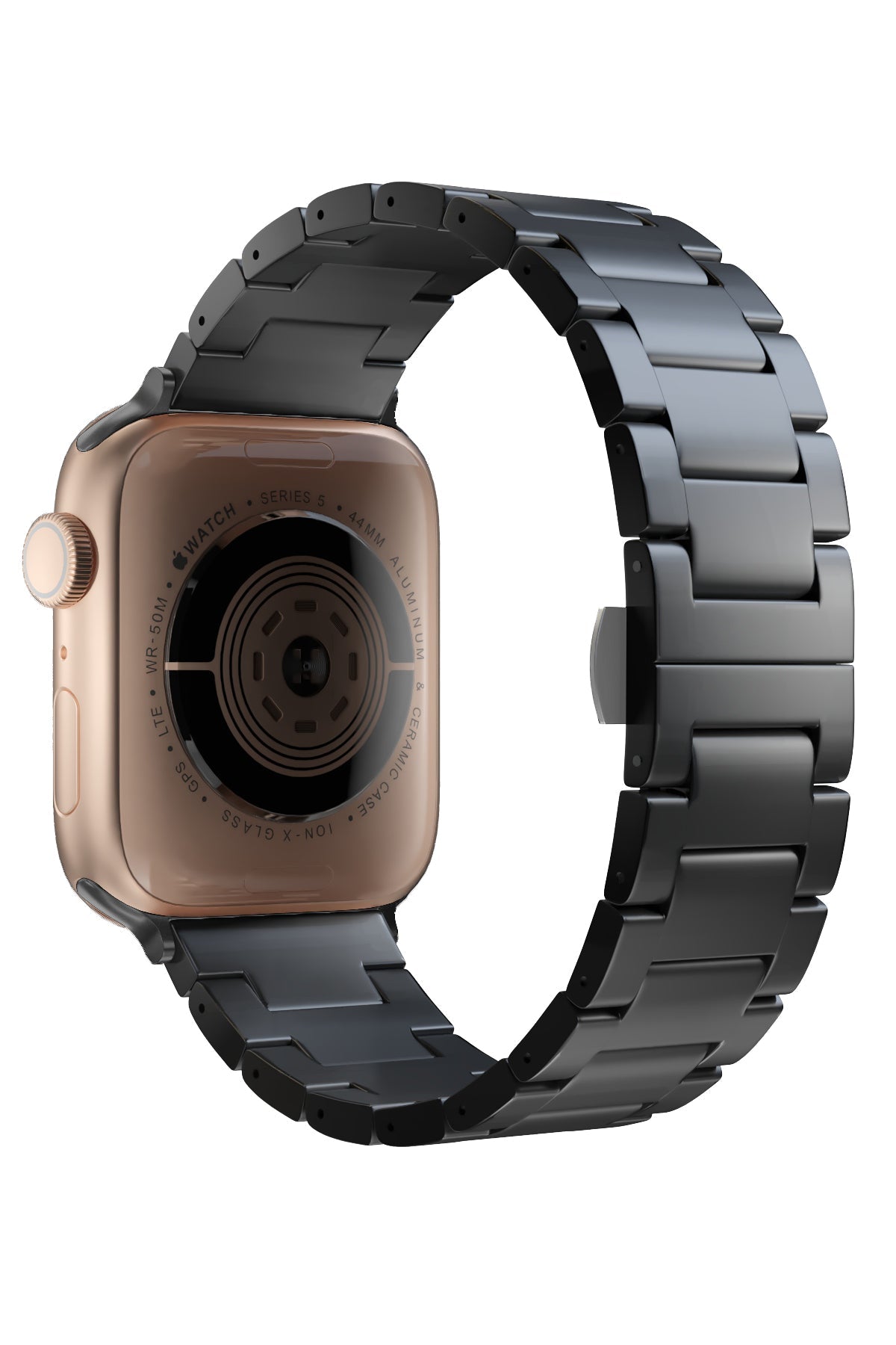 Apple Watch Uyumlu Mat Seramik Loop Kordon Siyah