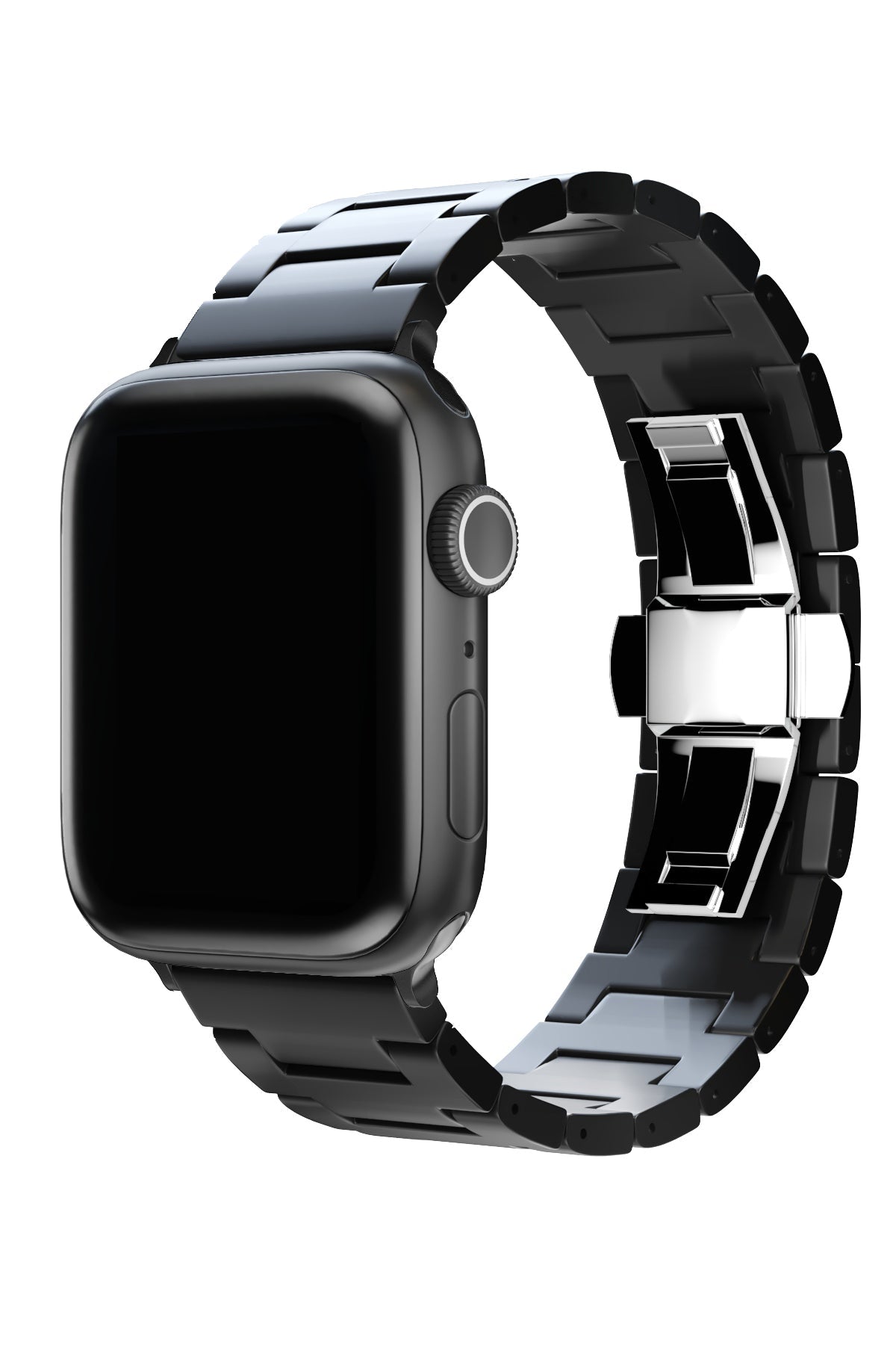 Apple Watch Uyumlu Mat Seramik Loop Kordon Siyah