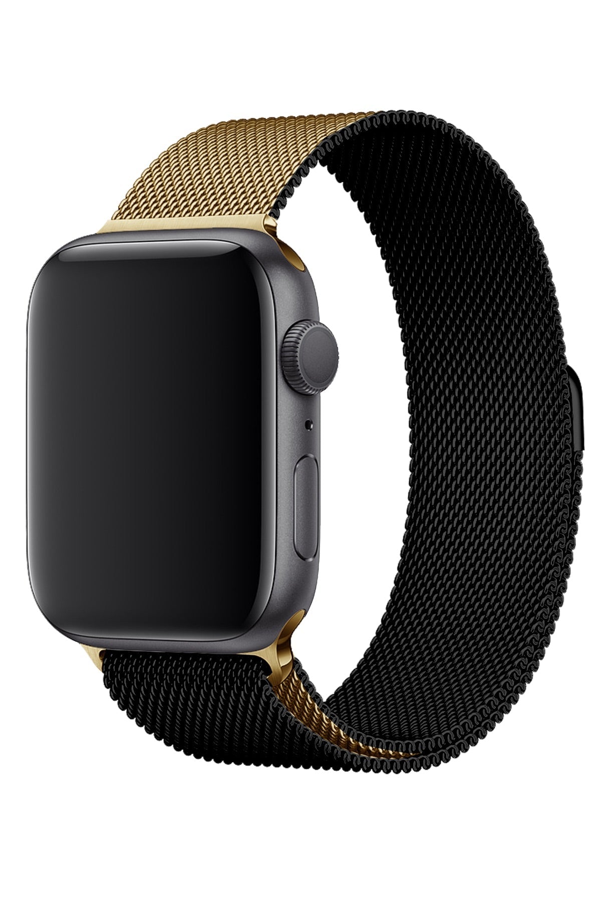 Apple Watch Uyumlu Metal Milano Loop Altın Gece