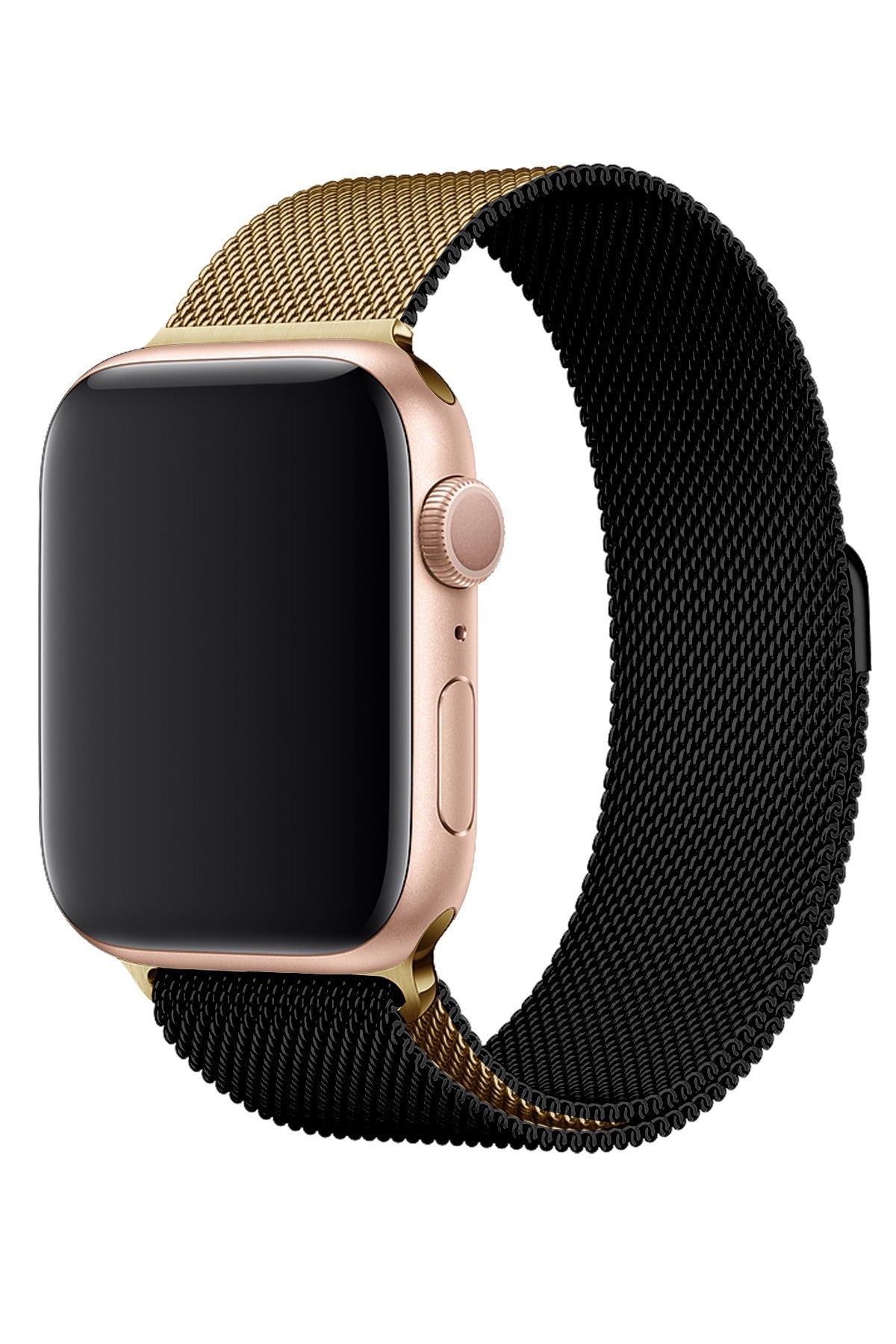 Apple Watch Uyumlu Metal Milano Loop Altın Gece