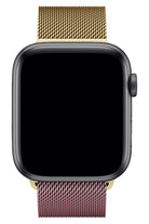 Apple Watch Uyumlu Metal Milano Loop Altın Pembe