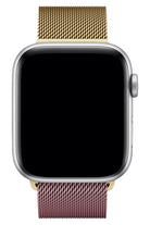 Apple Watch Uyumlu Metal Milano Loop Altın Pembe