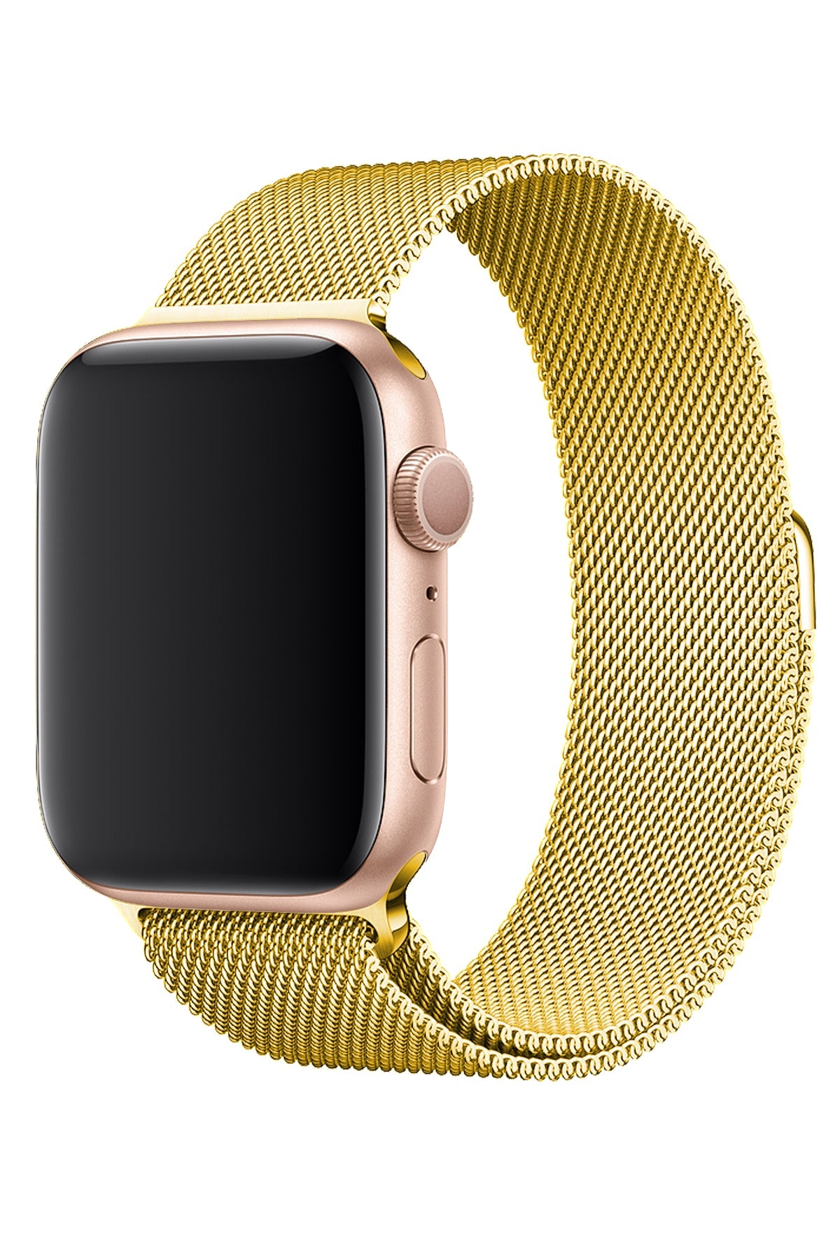 Apple Watch Uyumlu Metal Milano Loop Altın