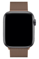 Apple Watch Uyumlu Metal Milano Loop Bronz