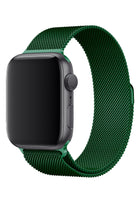 Apple Watch Uyumlu Metal Milano Loop Cam Yeşil