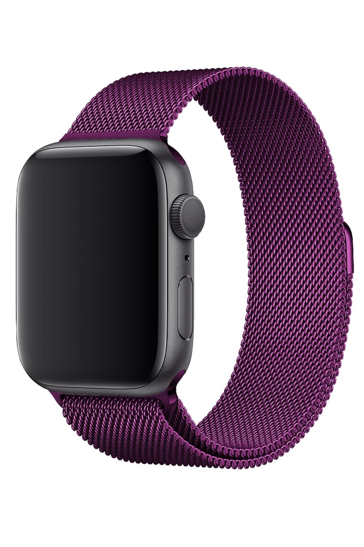 Apple Watch Uyumlu Metal Milano Loop Fuşya