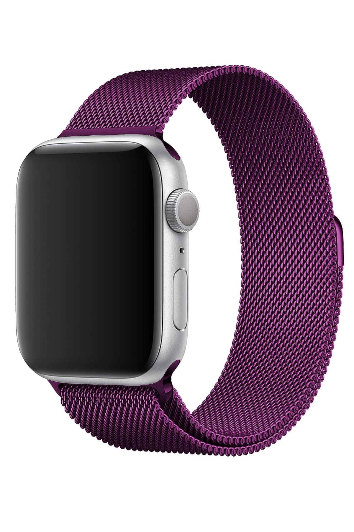 Apple Watch Uyumlu Metal Milano Loop Fuşya