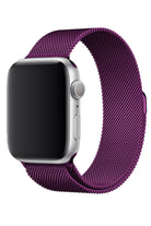 Apple Watch Uyumlu Metal Milano Loop Fuşya