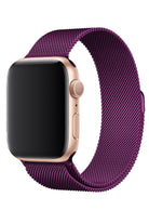 Apple Watch Uyumlu Metal Milano Loop Fuşya