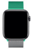 Apple Watch Uyumlu Metal Milano Loop Gümüş Nane