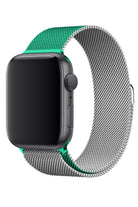 Apple Watch Uyumlu Metal Milano Loop Gümüş Nane