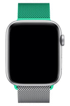 Apple Watch Uyumlu Metal Milano Loop Gümüş Nane