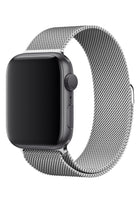 Apple Watch Uyumlu Metal Milano Loop Gümüş
