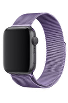 Apple Watch Uyumlu Metal Milano Loop Lila