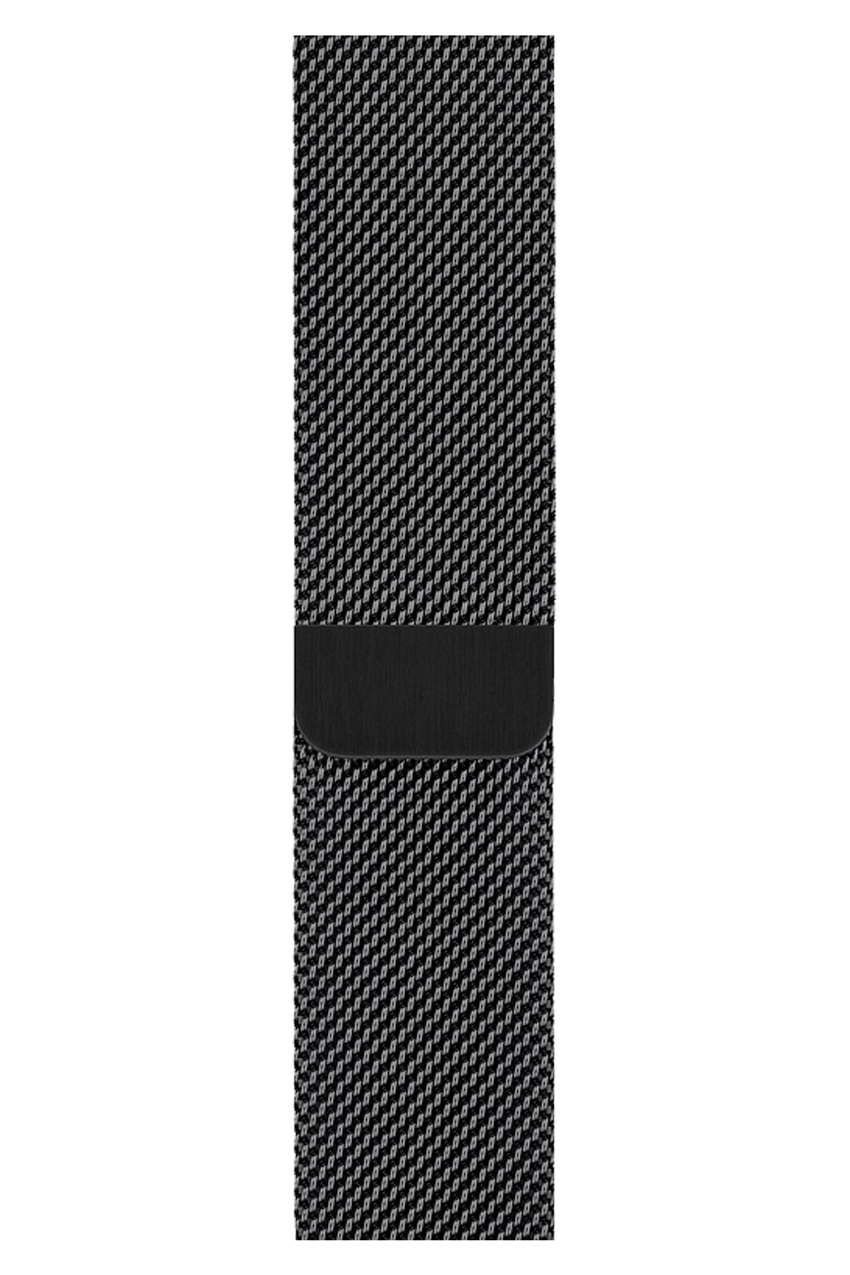 Apple Watch Uyumlu Metal Milano Loop Siyah