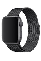 Apple Watch Uyumlu Metal Milano Loop Siyah