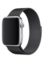 Apple Watch Uyumlu Metal Milano Loop Siyah