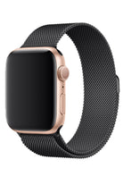 Apple Watch Uyumlu Metal Milano Loop Siyah
