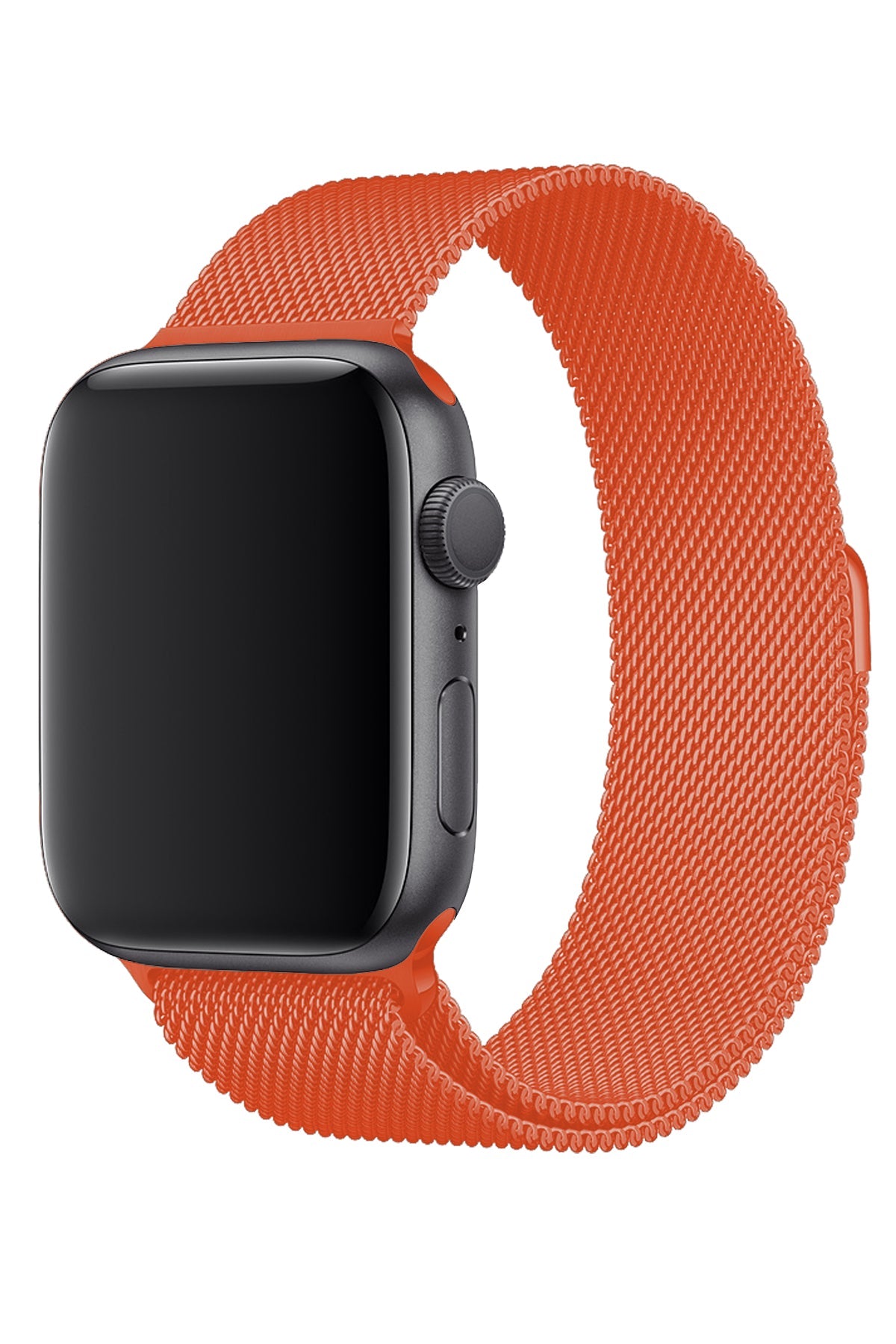 Apple Watch Uyumlu Metal Milano Loop Turuncu