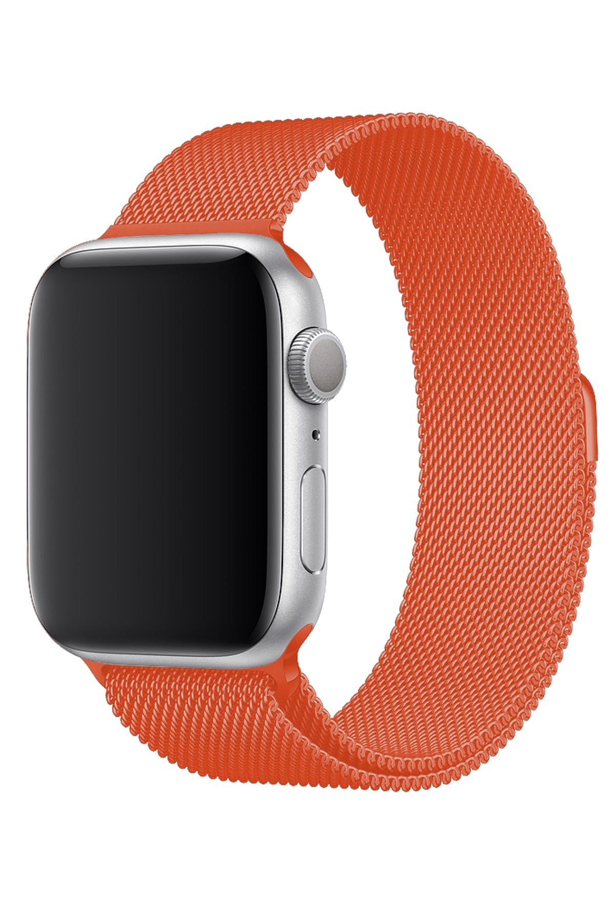 Apple Watch Uyumlu Metal Milano Loop Turuncu