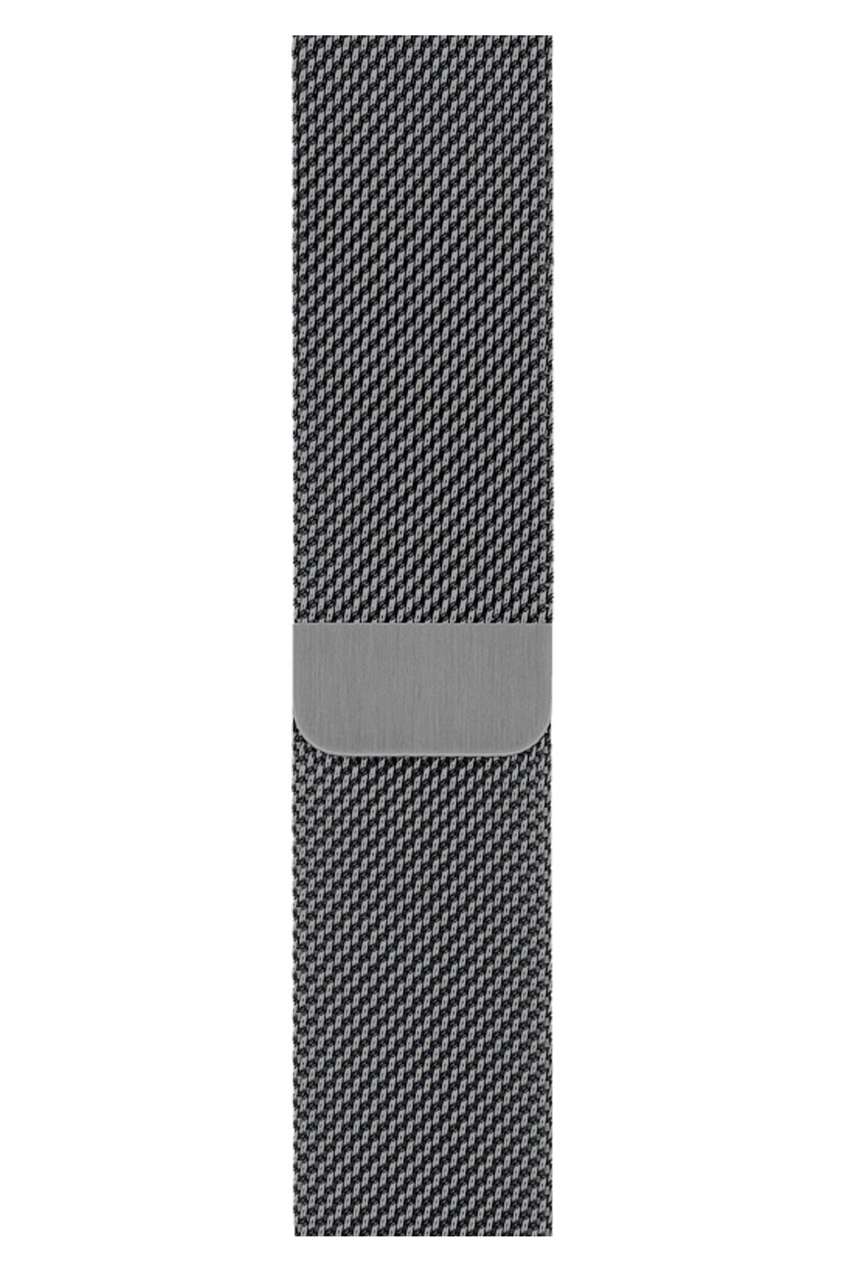 Apple Watch Uyumlu Metal Milano Loop Uzay Gri