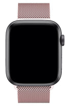 Apple Watch Uyumlu Metal Milano Loop Kum Pembe