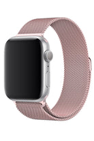 Apple Watch Uyumlu Metal Milano Loop Kum Pembe