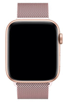 Apple Watch Uyumlu Metal Milano Loop Kum Pembe