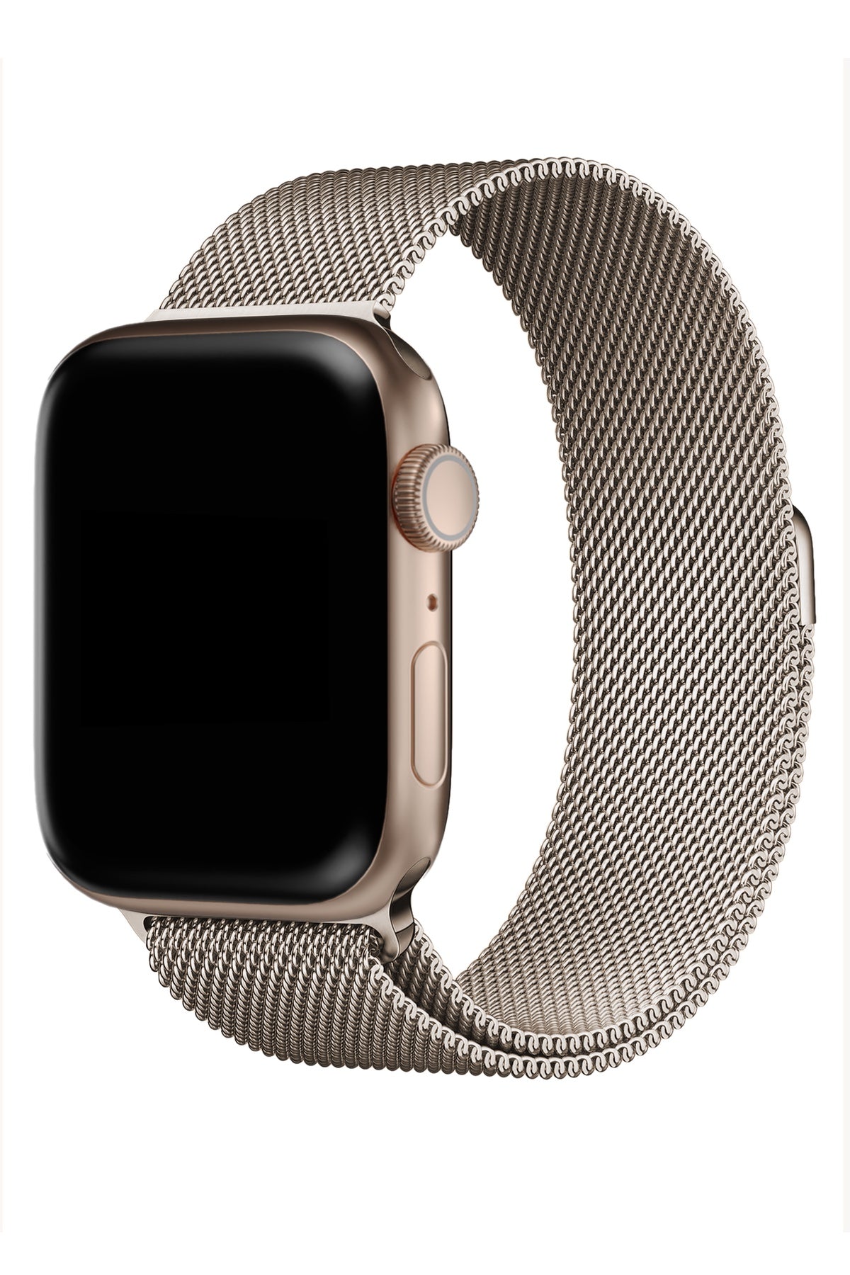 Apple Watch Uyumlu Metal Milano Loop Starlight